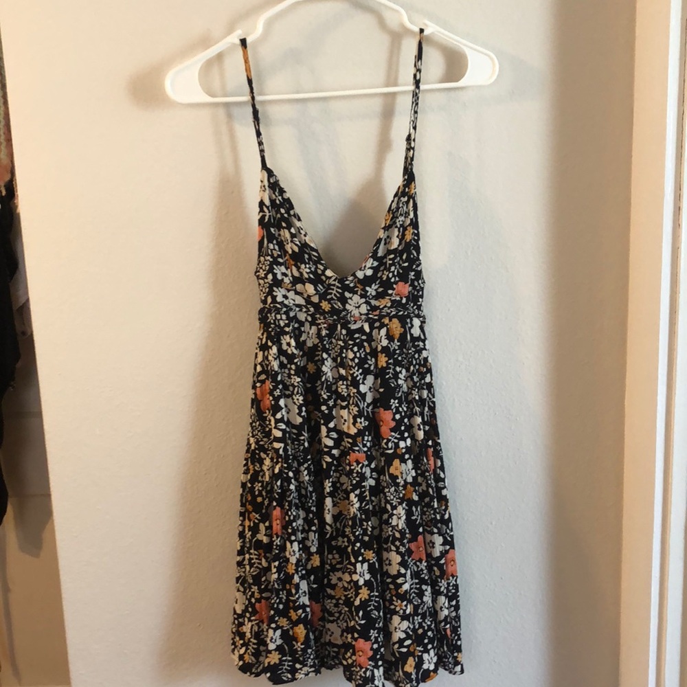 Free people floral mini dress